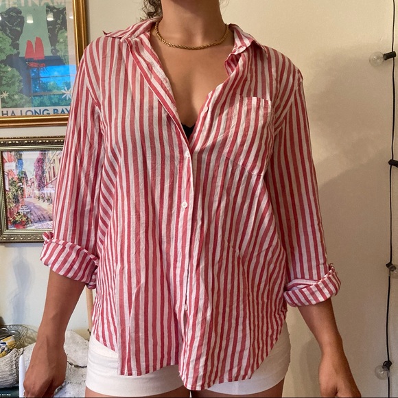 H&M Striped Button Down - Picture 3 of 5